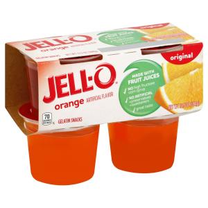 jell-o - 4pk Gelatin Orange
