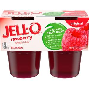 jell-o - 4pk Gelatin Raspberry