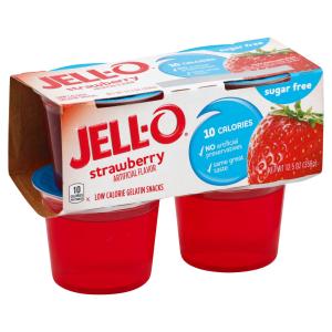 jell-o - 4pk Gelatin S F Strawberry