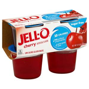 jell-o - 4pk Gelatin Sugar Free Cherry