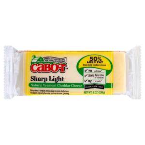 Cabot - 50 Light White Cheddar Bar