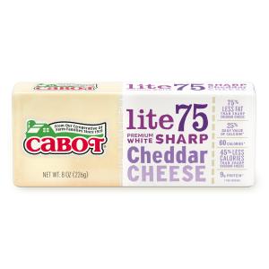 Cabot - 75% White Cheddar Light Cheese