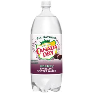 Canada Dry - Black Cherry Seltzer 2 Liter