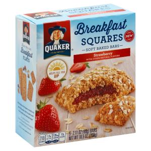 Quaker - Breakfast Squares Strawbrry