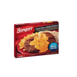 Banquet - Cheesy Patty and Mashed Potatoes