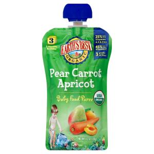 earth's Best - Puree Pear Carrot