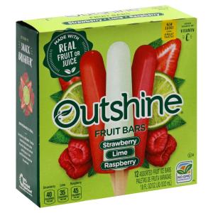 Outshine - Bar Strawberry Lime Rspb 12ct