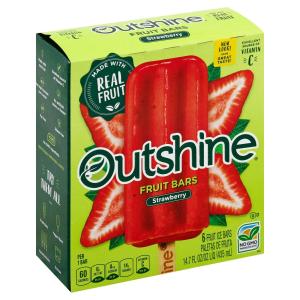 Outshine - Bar Strawberry 6ct