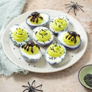 Ghoul-icious Green Deviled Eggs – Urban Meadow