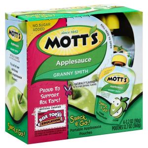 mott's - Granny Smith Applesauce 4pk