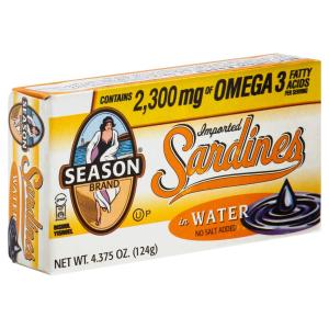 Season - Club Sardines in Water no Salt Added