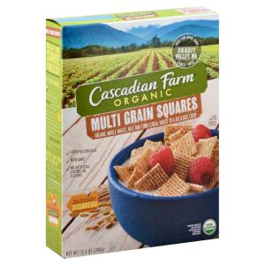 Cascadian Farm - Organic Multigrain Squares Cereal
