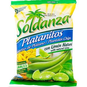 Soldanza - Plantain Chips Lime