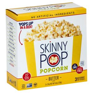 Skinny Pop - Gluten Free Popcorn Microwave