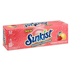 Sunkist - Strawberry Lemonade 122k12oz