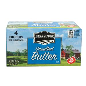 Urban Meadow - Unsalted Sweet Butter Qtrs